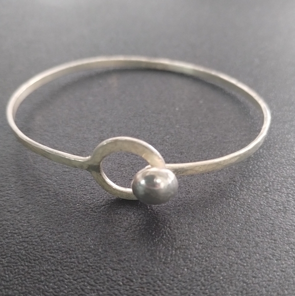 Mary Parker Modernist Sterling Bracelet - Picture 1 of 5